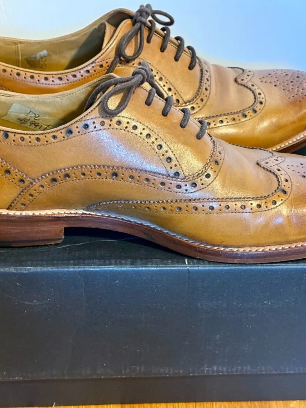 Oliver Sweeney Aldeburgh Tan Oxford Brogues - Size 13